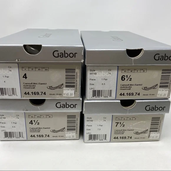 Gabor Hovercraft flats 44.169.74 camouflage nude - Picture 7 of 7